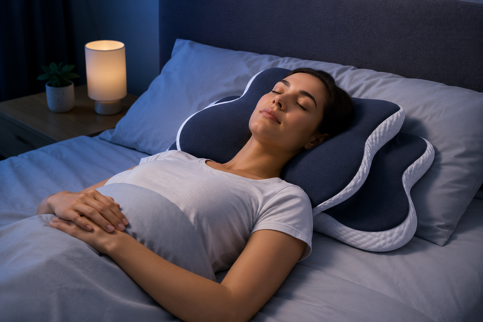 Almohada Cervical Premium de Espuma Viscoelástica
